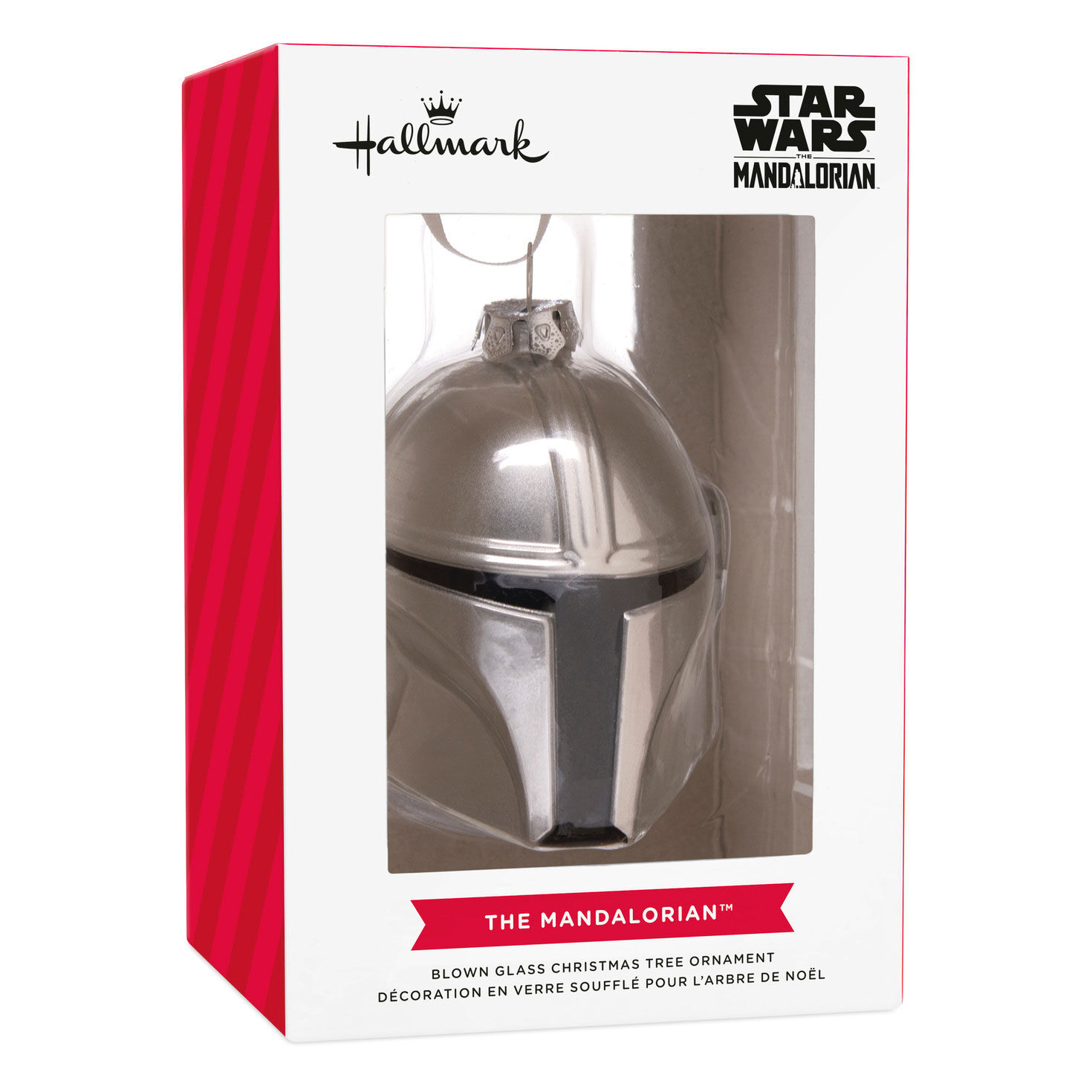 Mandalorian Helmet Christmas Ornament  image number 7