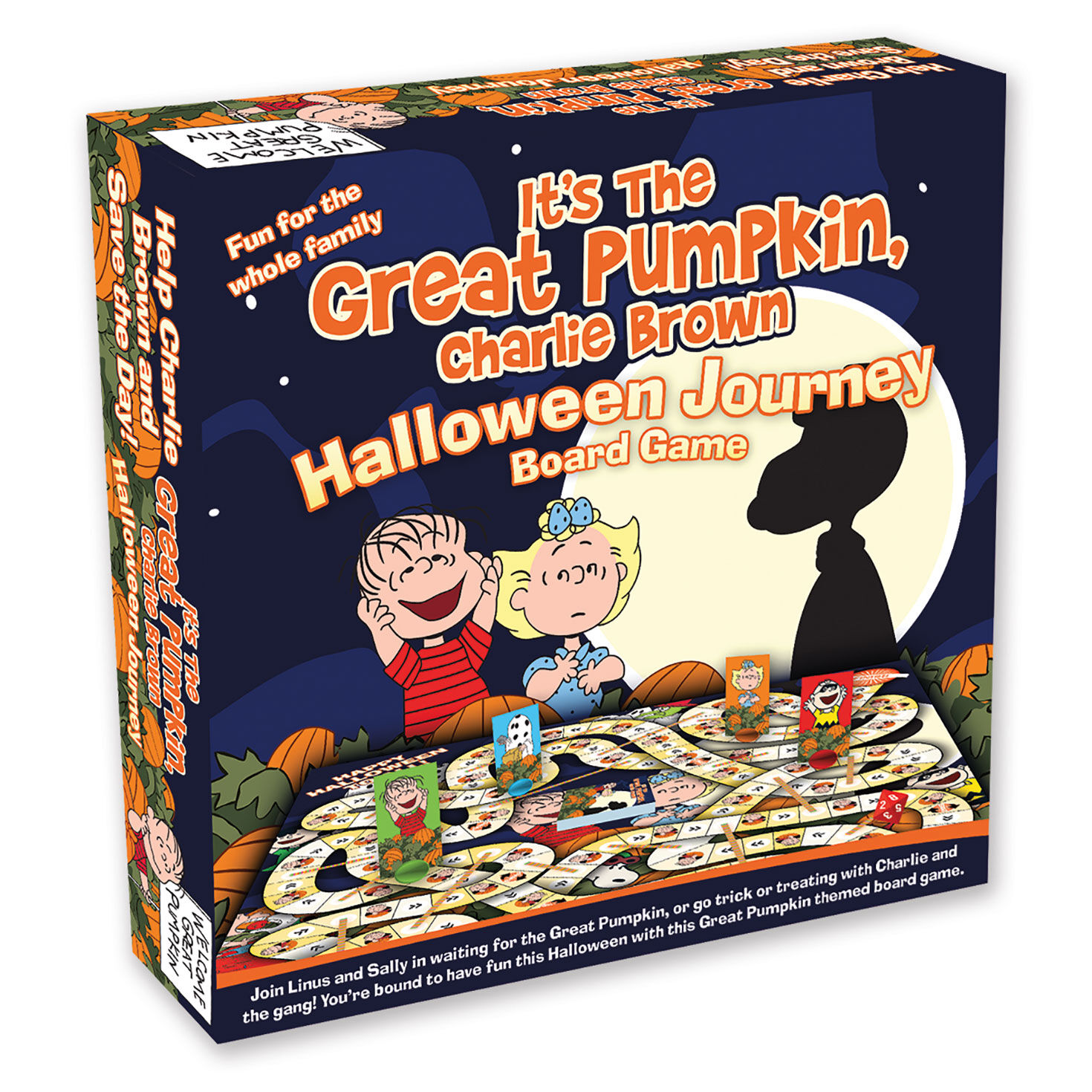 Peanuts It's the Great Pumpkin, Charlie Brown Halloween Journey Board Game