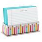School Fun Flat Note Cards in Caddy, Box of 40, , large image number 1