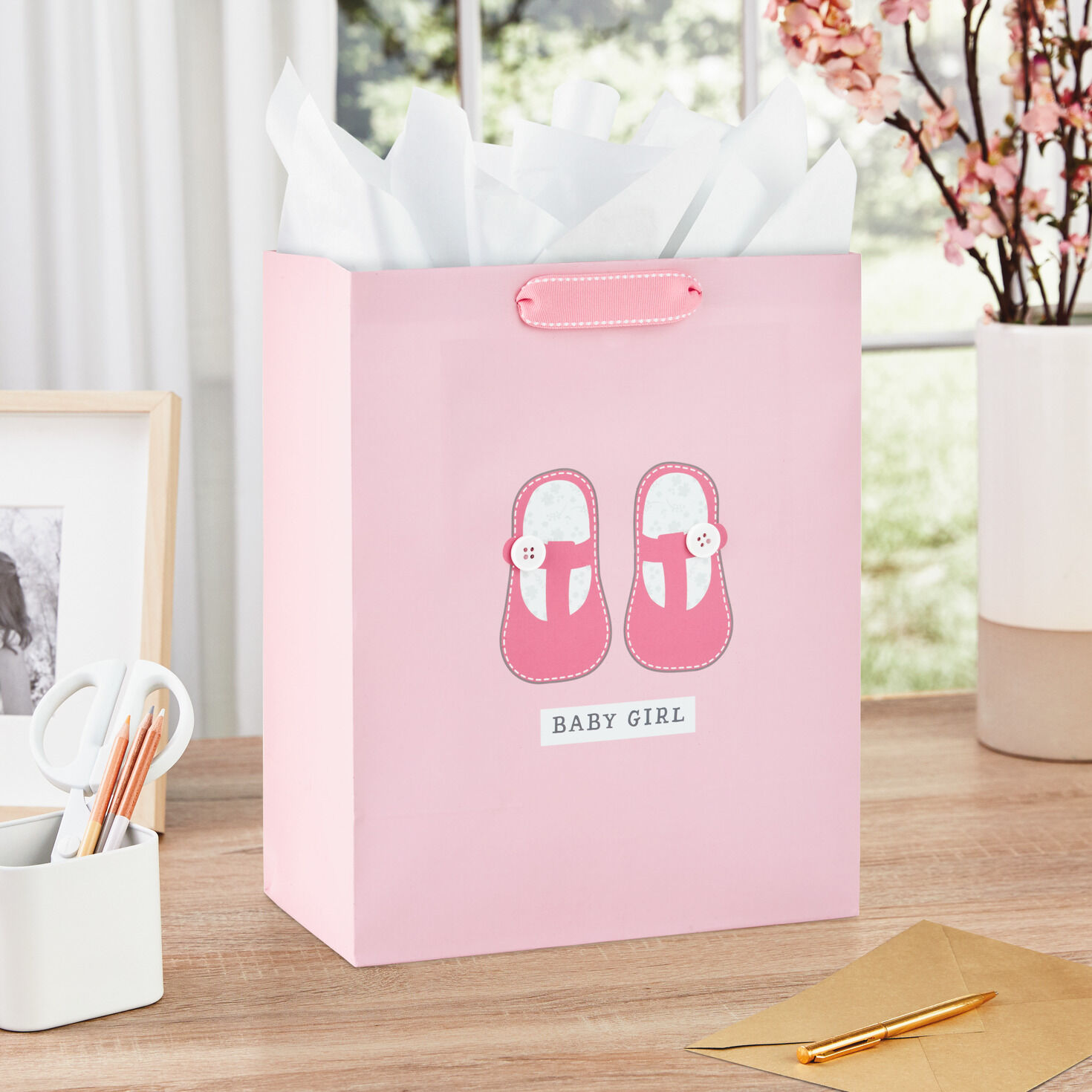 extra large baby girl gift bag