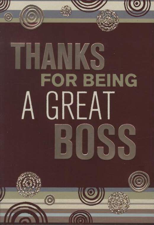 Grateful for You Boss's Day Card, , large image number 1