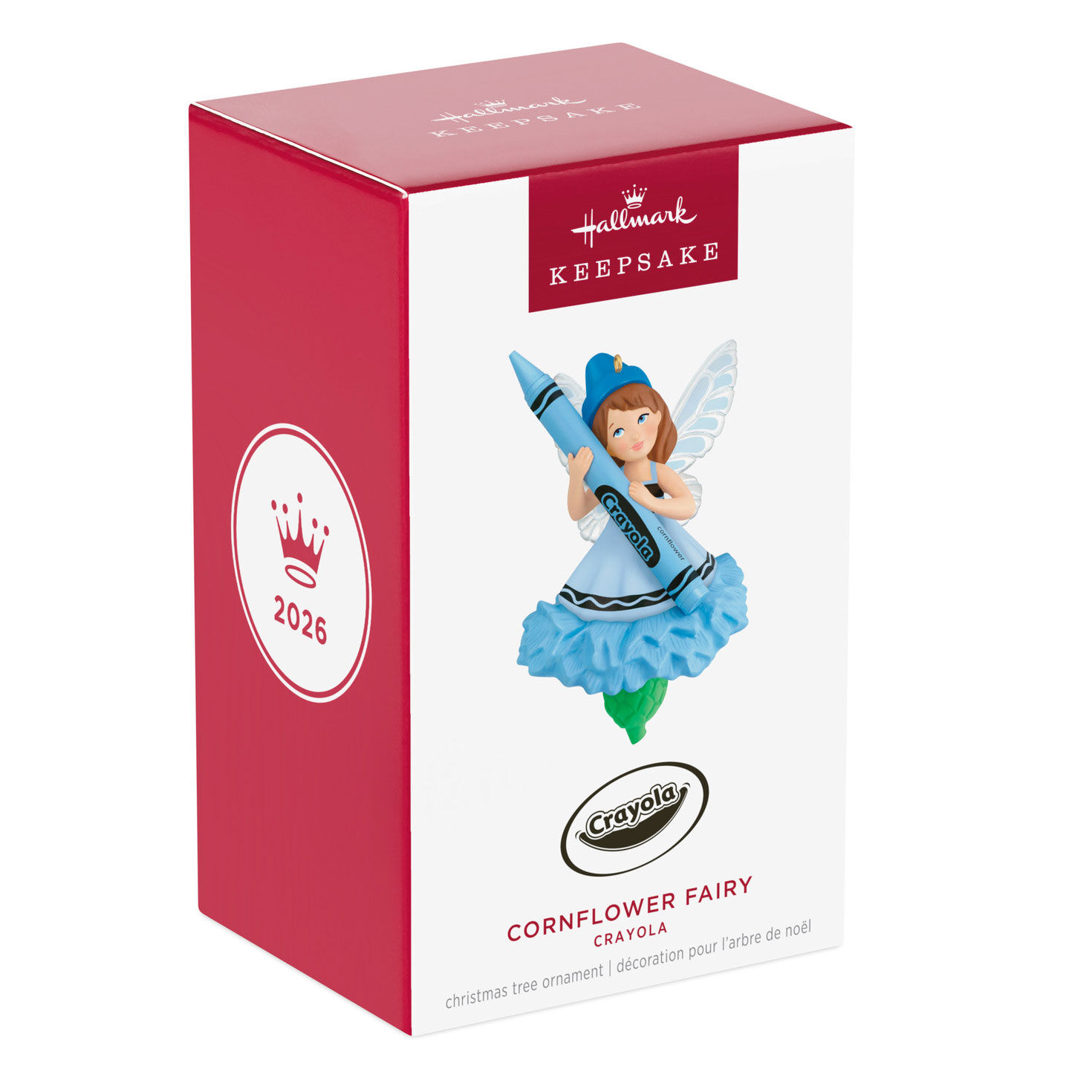 Blue Fairy With Crayon Keepsake Ornament Package Front image number 7