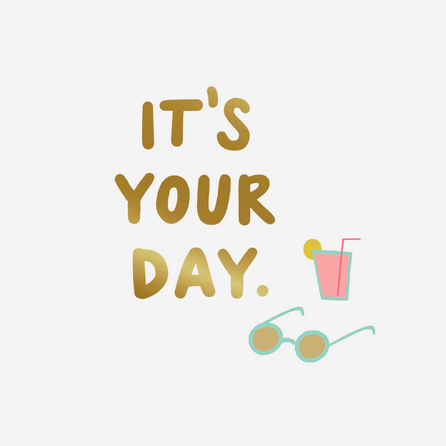 Treat Your Self Gift Card Greeting Card, , large image number 2