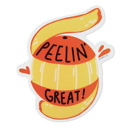 Peelin' Great Citrus Peel Vinyl Decal, 
