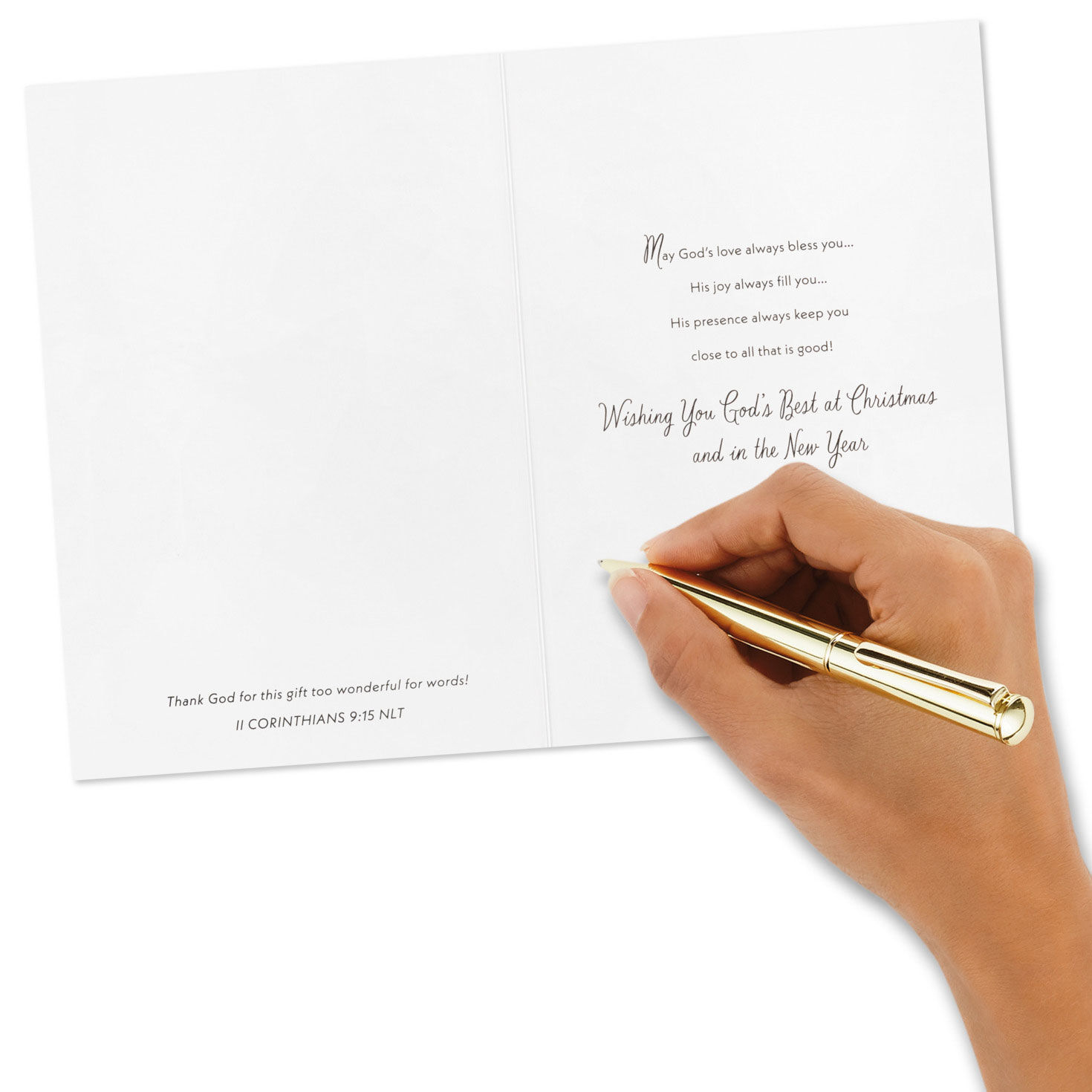 DaySpring Wintry Night With Cardinals and Church Boxed Christmas Cards, Pack of 16, , large image number 6