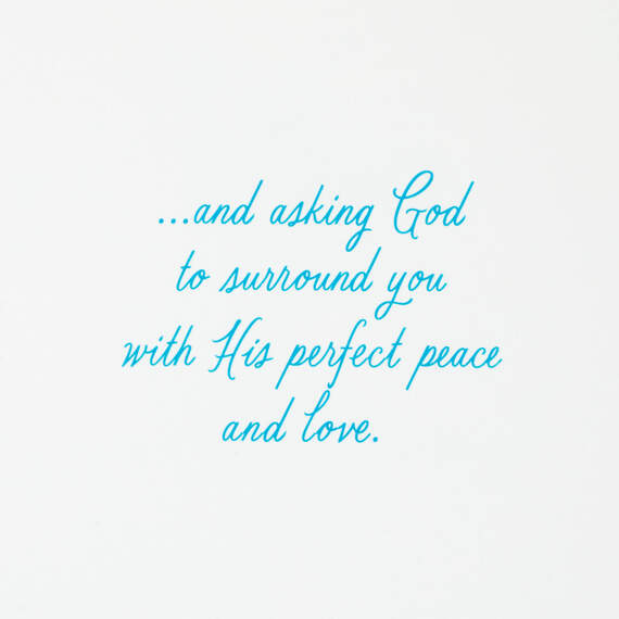 God's Peace and Love For You Religious Sympathy Card, , large image number 2