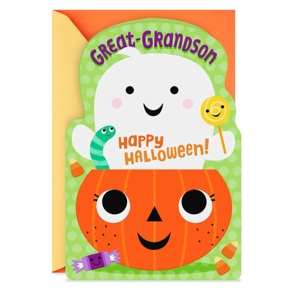 Sweetest Trick-or-Treater Halloween Card for Great-Grandson, , large image number 1