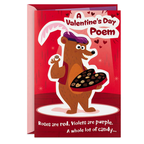 Burping Bear Funny Musical Valentine's Day Card