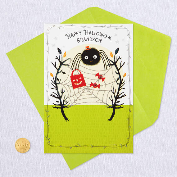 Treats and Fun Halloween Card for Grandson, , large image number 5