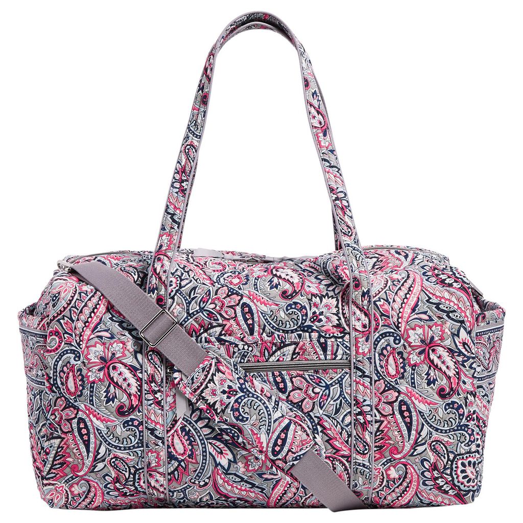 Vera Bradley Iconic Large Travel Duffel Bag In Gramercy Paisley