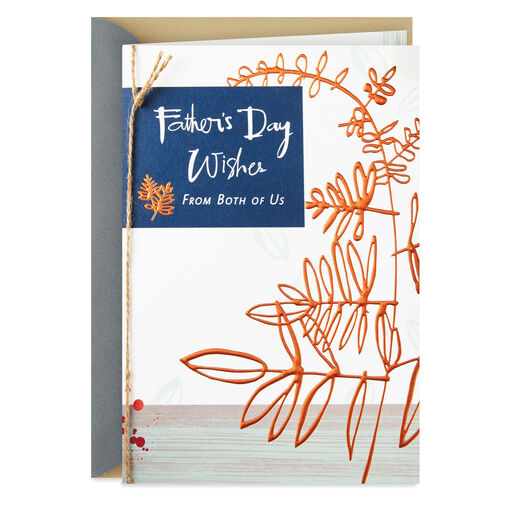 How Lucky We Are Father's Day Card From Both of Us, 