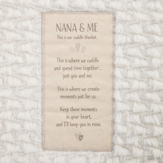 Nana And Me Cuddle Blanket, 50x60, , large image number 3