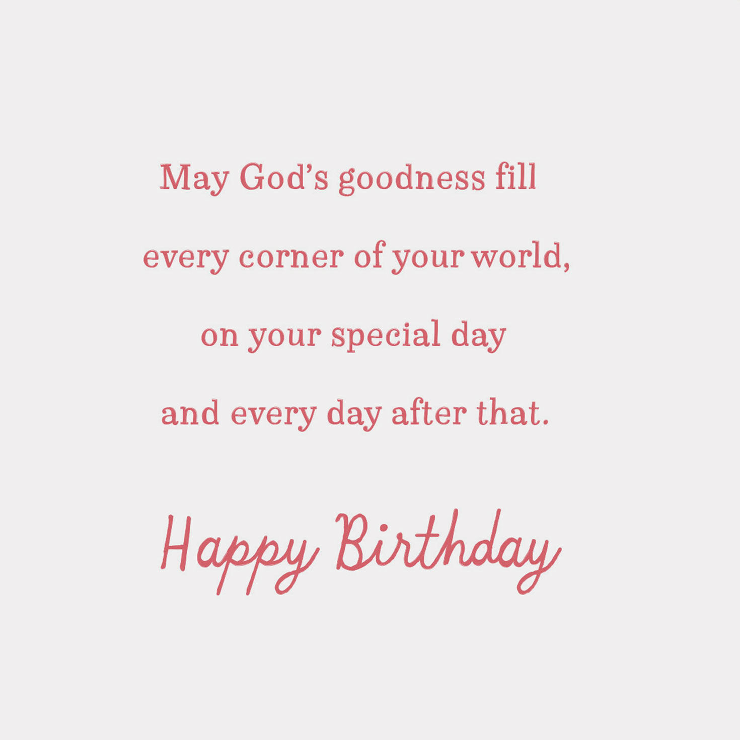 May God's Goodness Fill Your World Birthday Card for only USD 3.59 | Hallmark