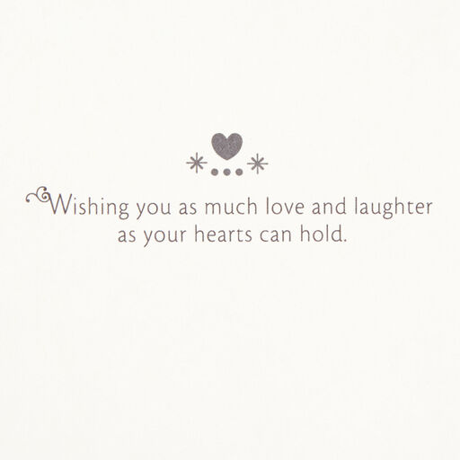 Live Laugh Love Wedding Card, 