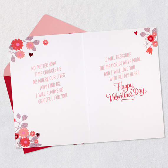 Love You With All My Heart Romantic Valentine's Day Card, , large image number 4