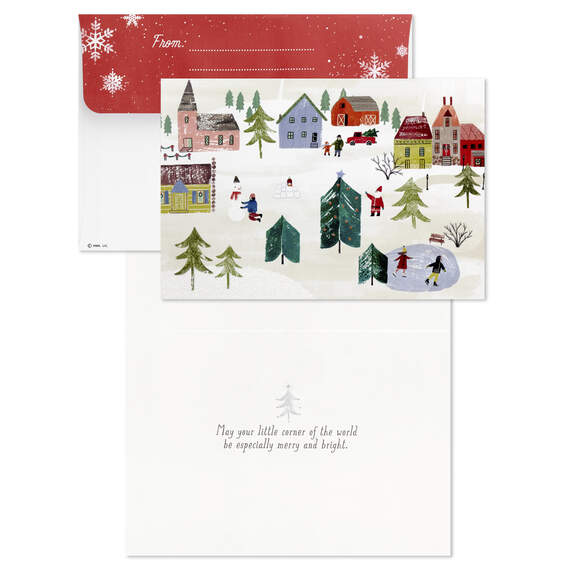 Winter Village Christmas Cards, Box of 10, , large image number 2