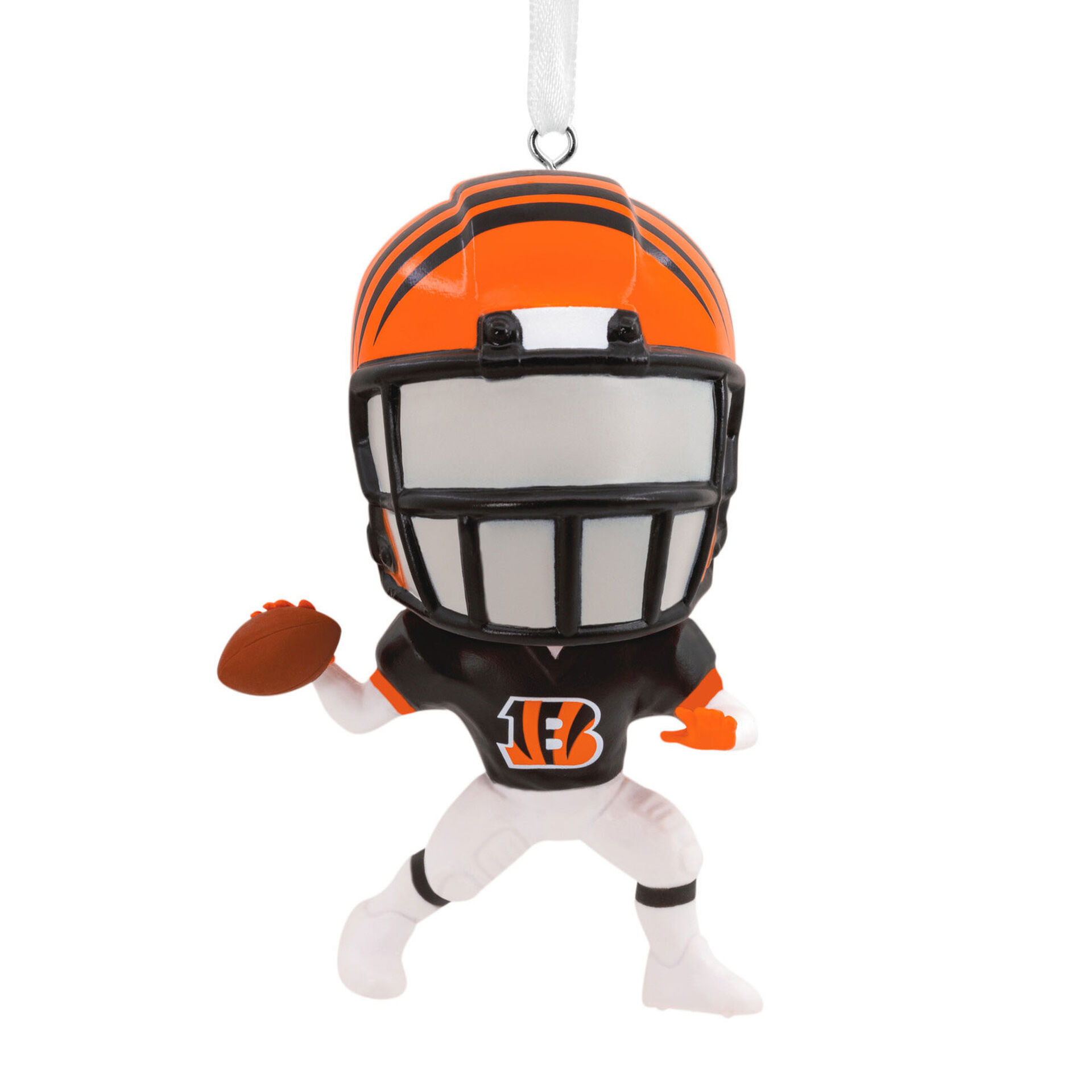 Cincinnati Bengals Football Helmet Christmas Ornament