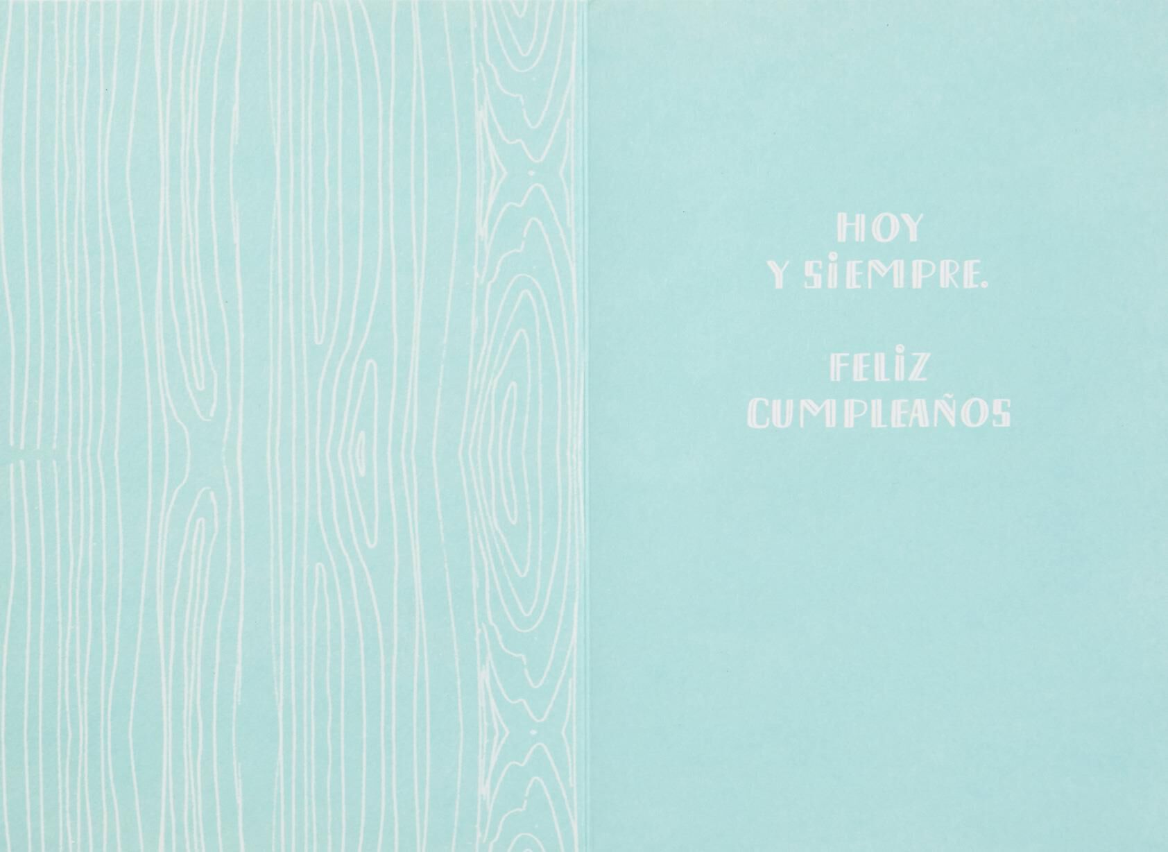 Tú y Yo Spanish Language Birthday Card