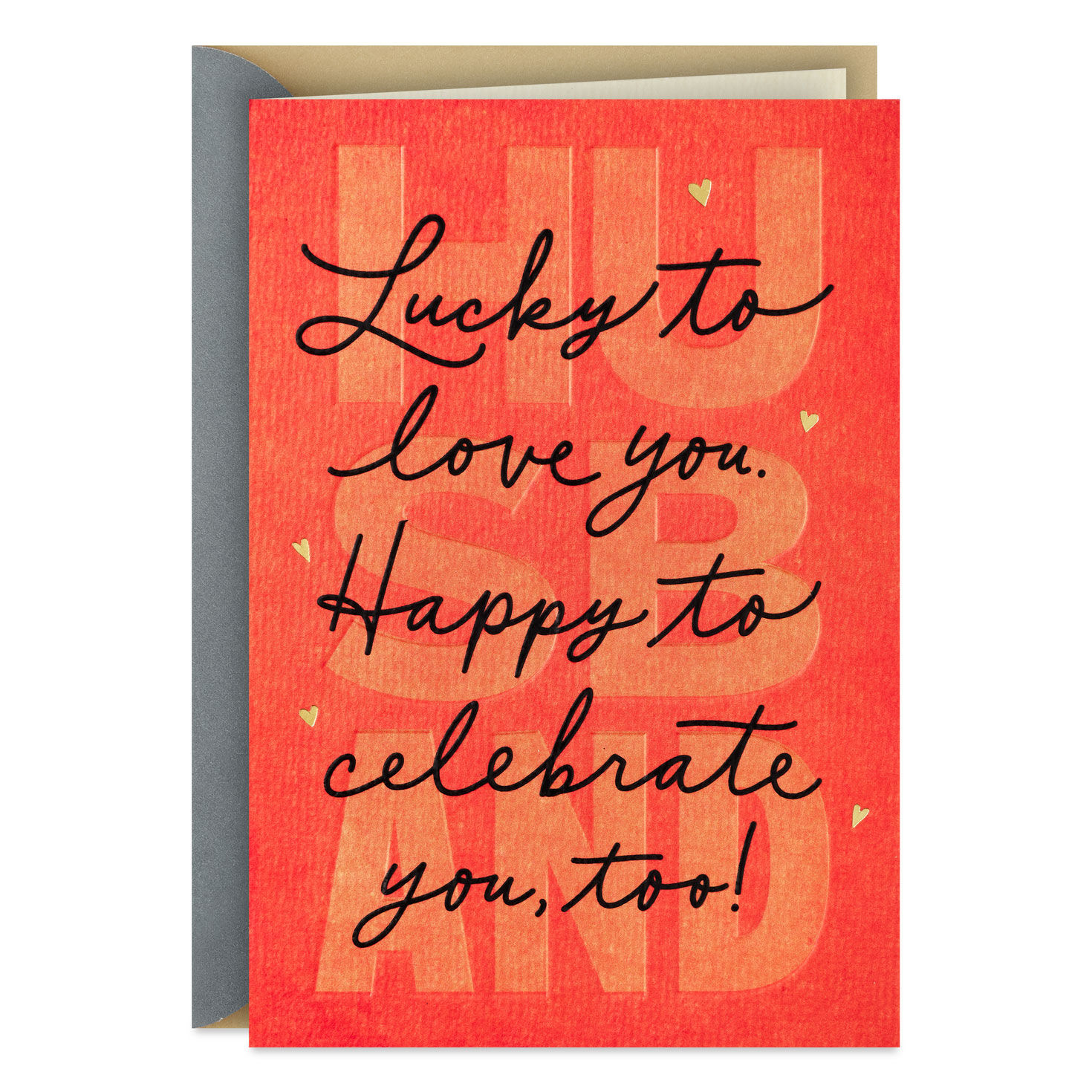 So Lucky to Love You Birthday Card for Husband