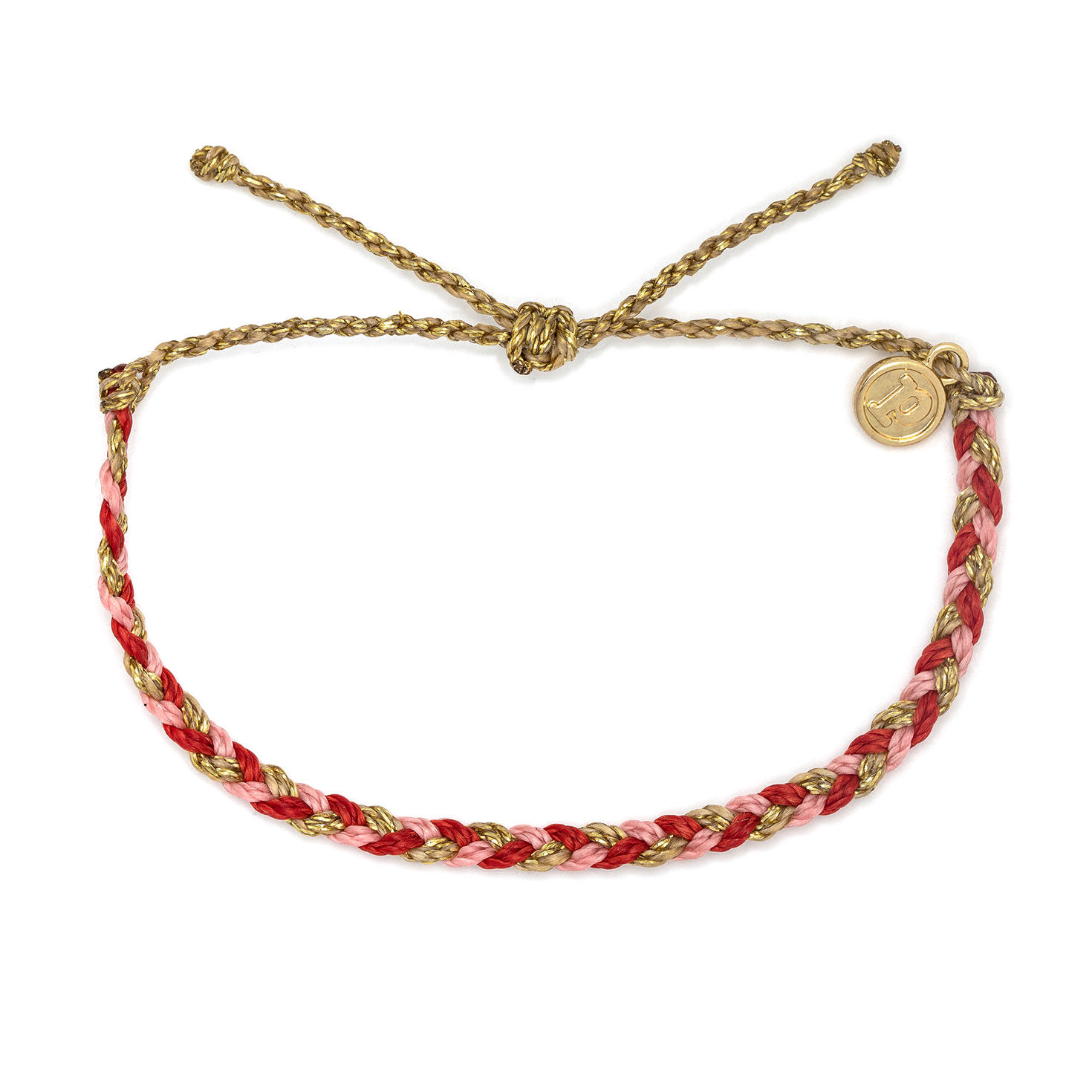 Pura Vida Red Cross XOXO Mixed Mini Braided Bracelet, , large image number 1