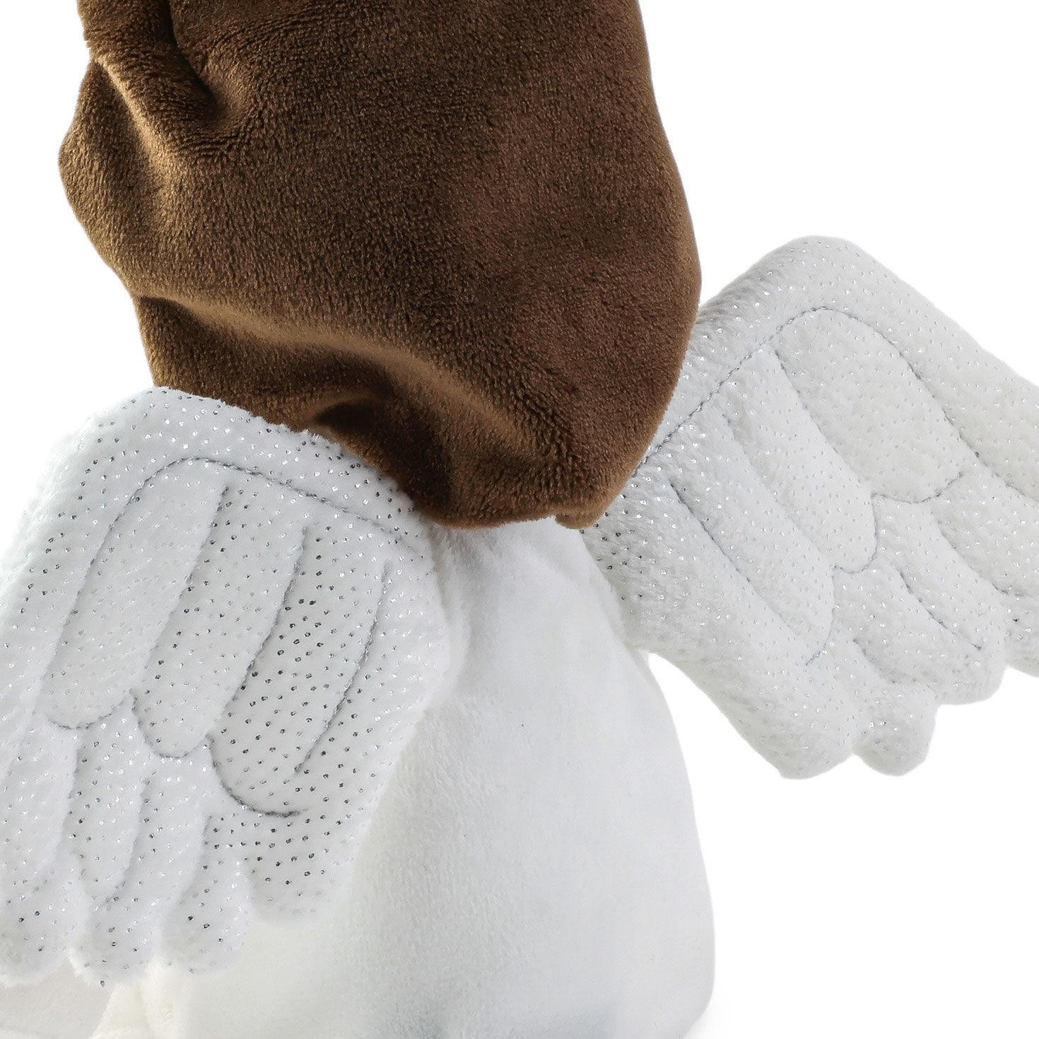 Angel Plush Doll in White Gown upclose view image number 6