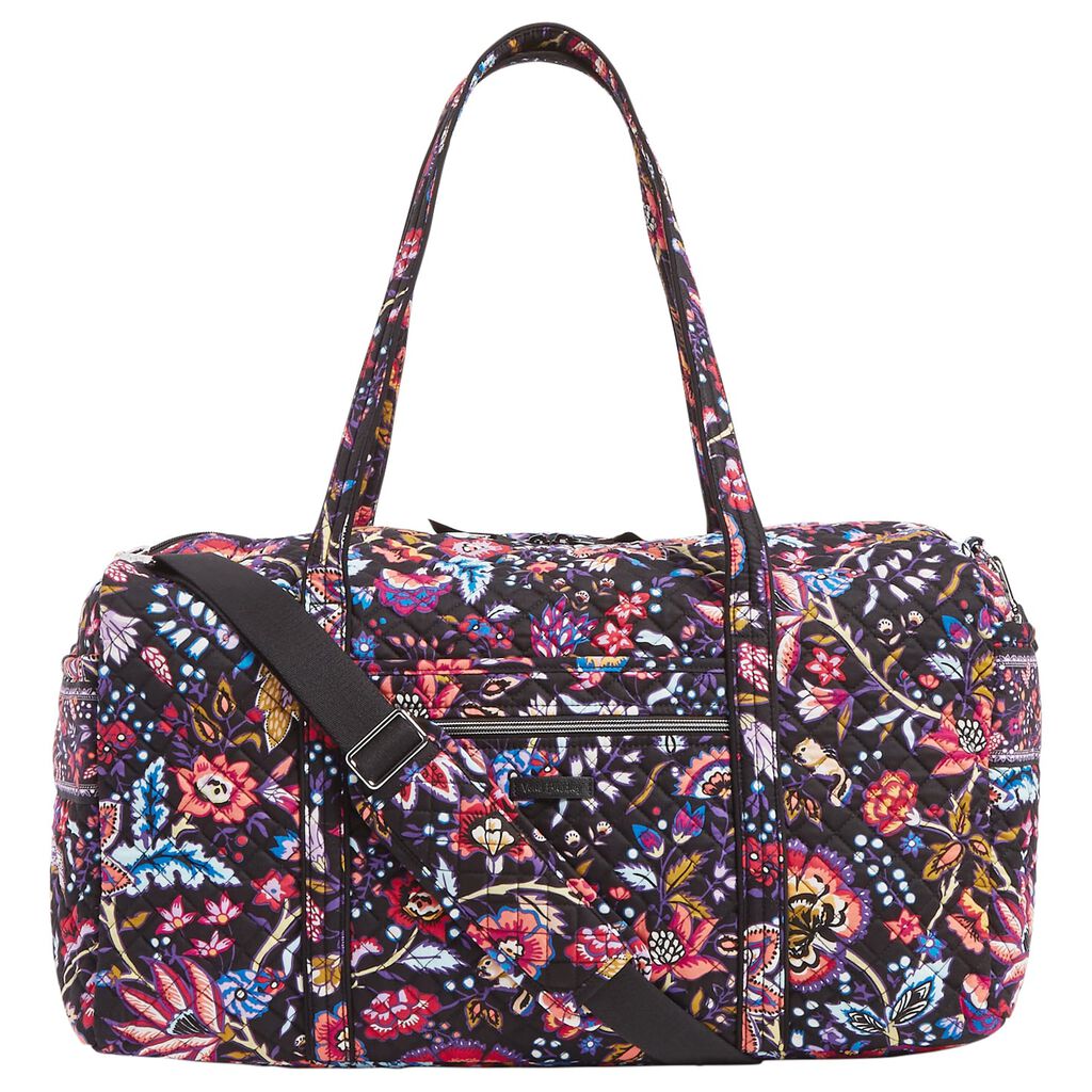 Vera Bradley Iconic Large Travel Duffel Bag In Foxwood Travel
