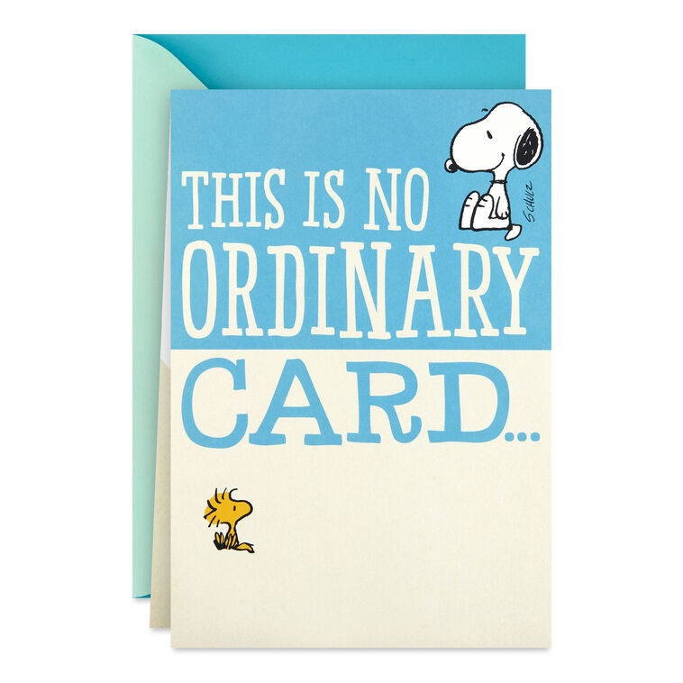 Peanuts® Snoopy Hug in an Envelope Funny Pop-Up Encouragement Card