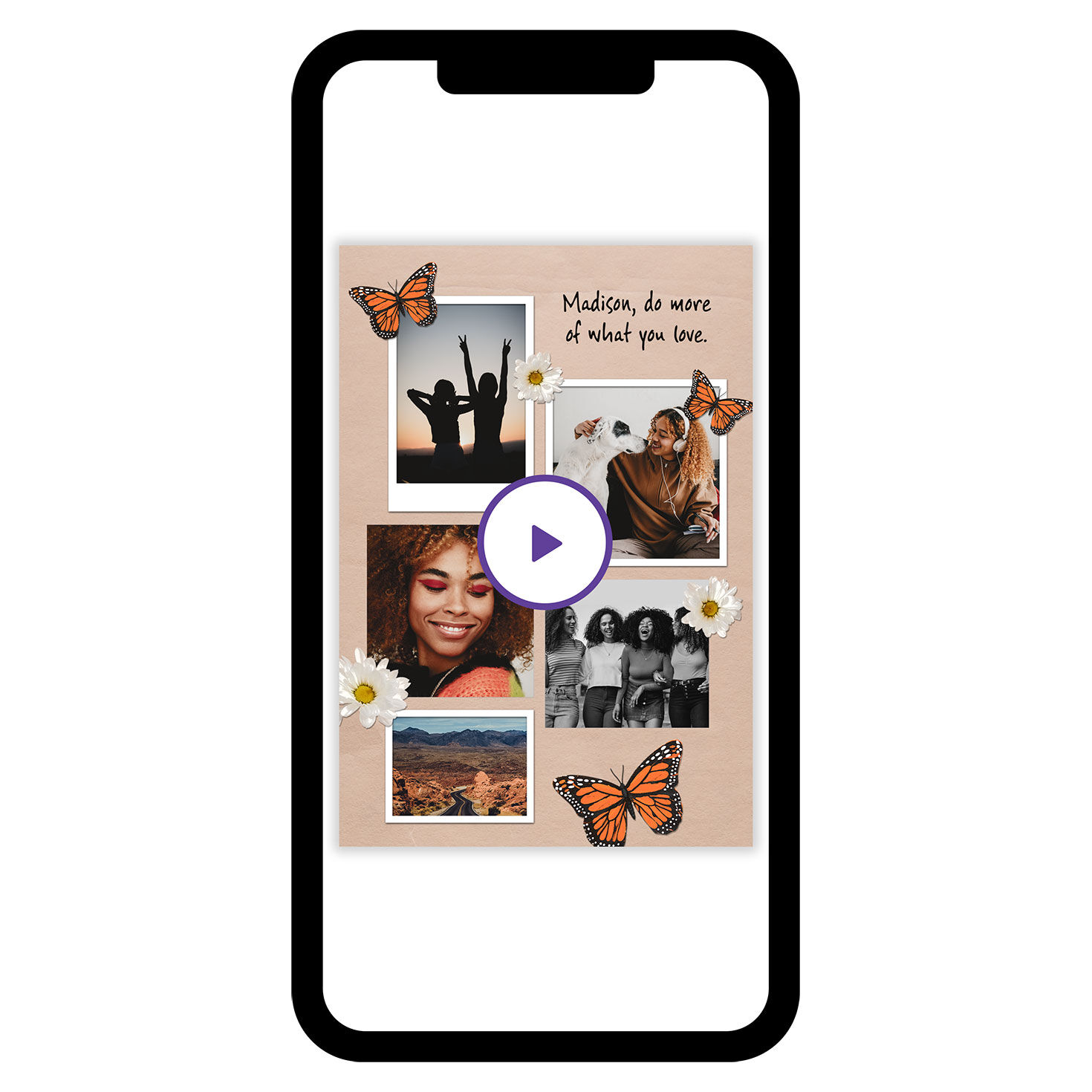 Butterflies and Daisies eCard