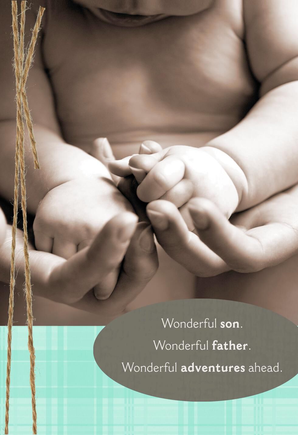 Wonderful Son 1st Father's Day Card From Parents