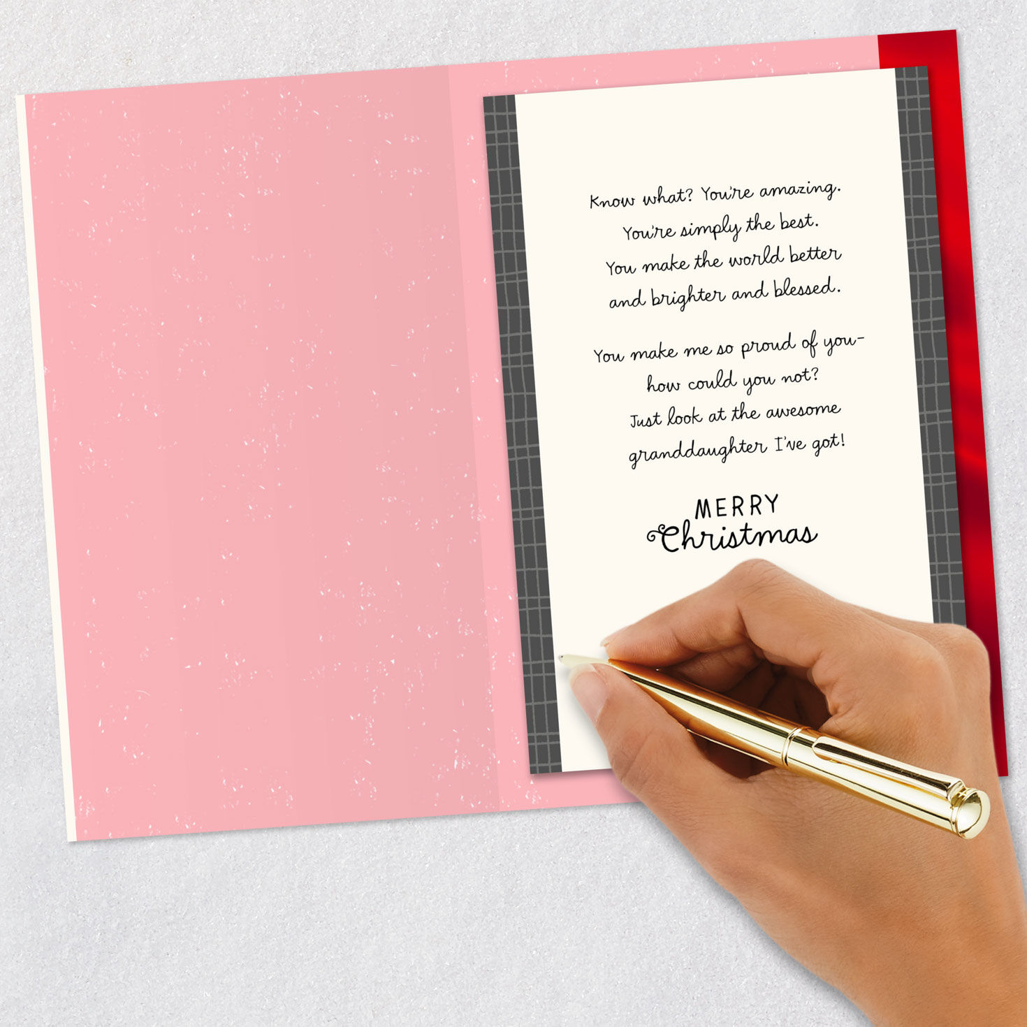 You Make Me So Proud Christmas Card for Granddaughter for only USD 4.99 | Hallmark