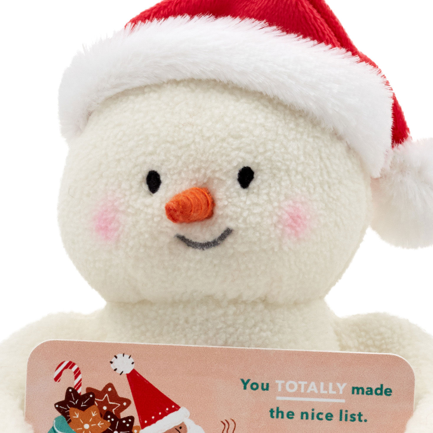 Snowman in Santa Hat Plush Gift Card Holder, 5" for only USD 10.99 | Hallmark