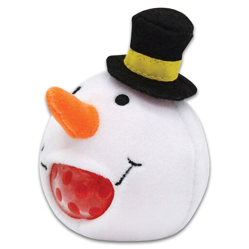 PBJ's Plush Ball Jellies Squeezable Snowball the Snowman, 