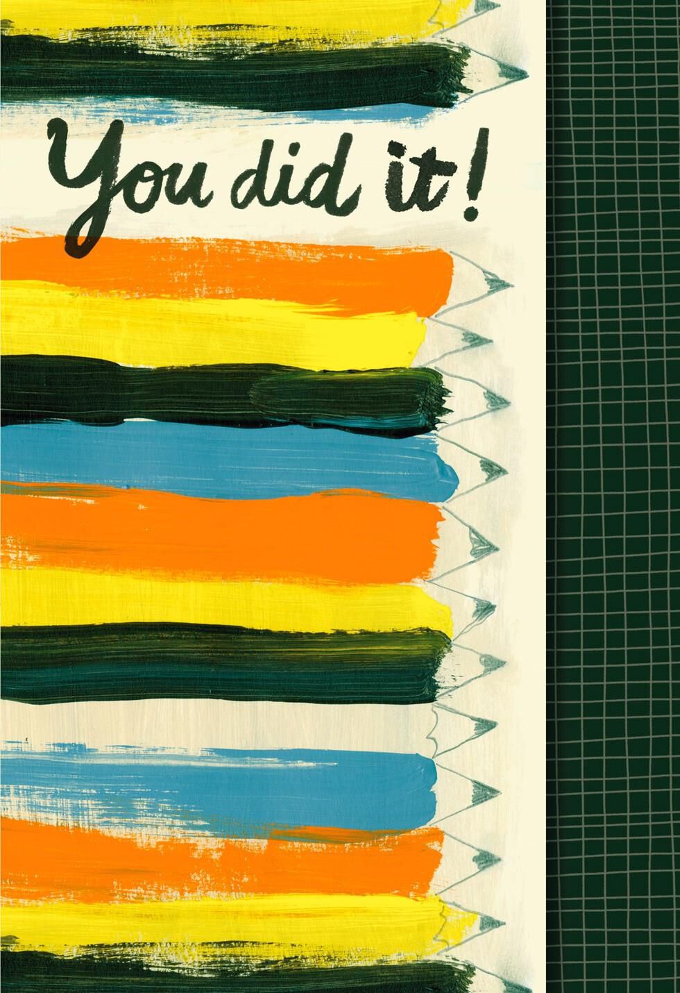 You Did It! Congratulations Card