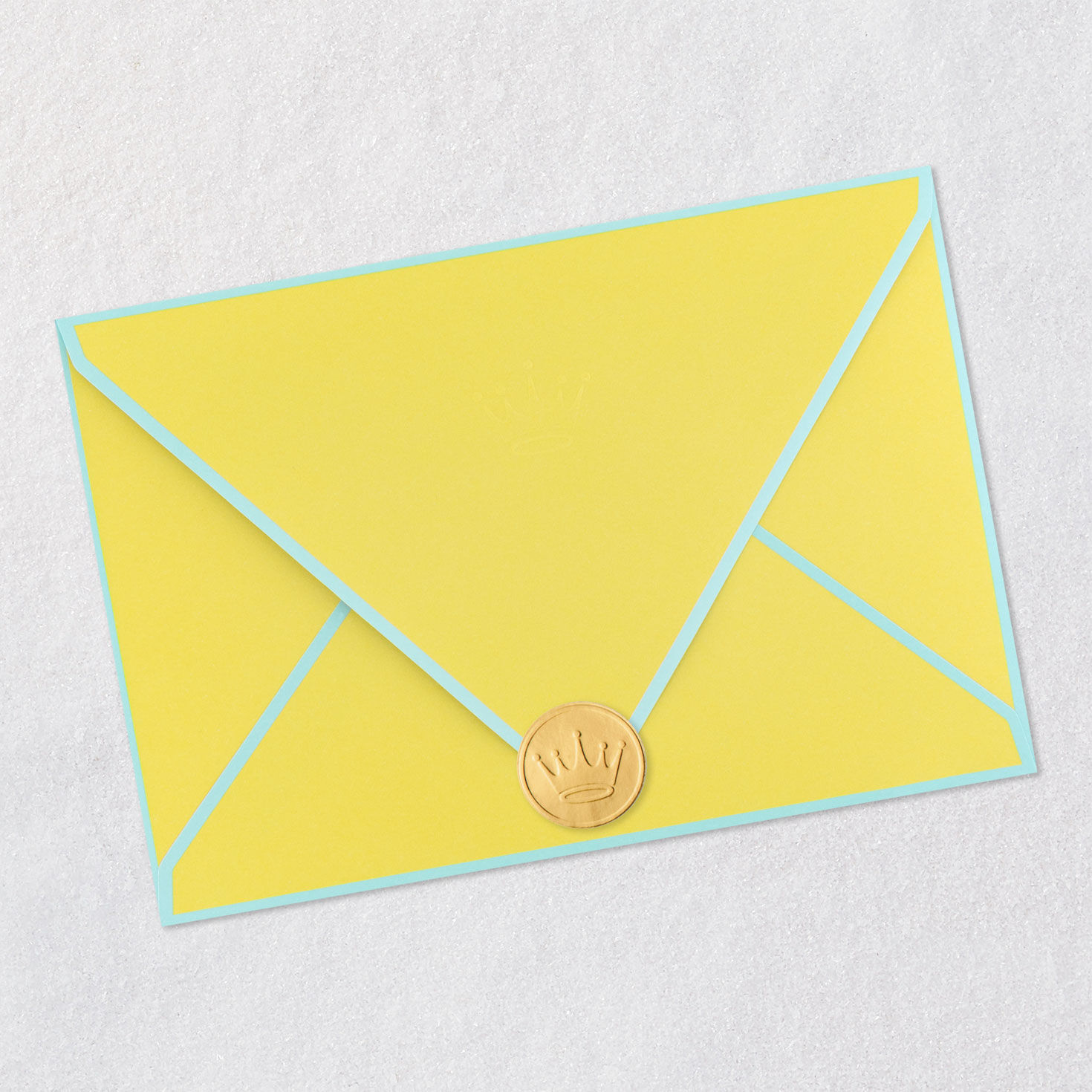 Chick Popping Out of Egg Fun Reveal Easter Card Envelope Back with Seal image number 8