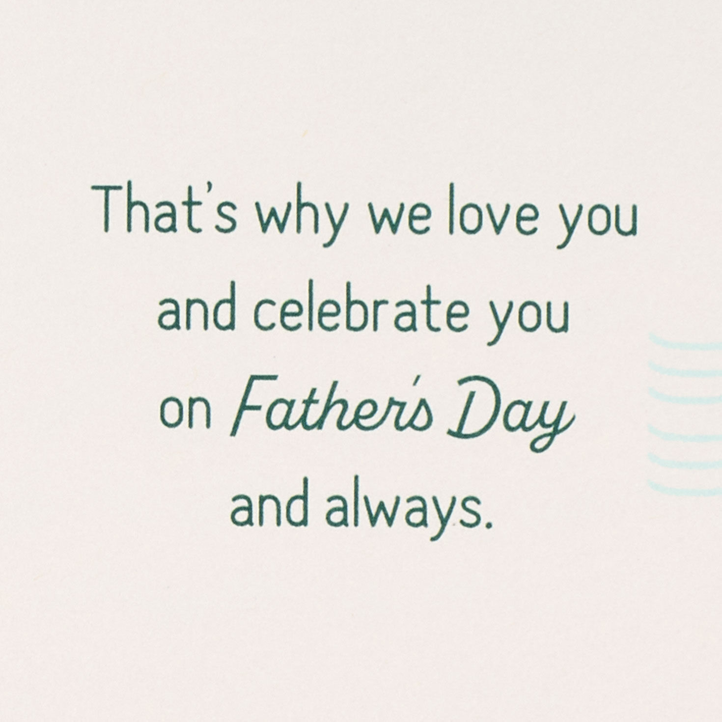 Green and Gold Father's Day Card for Dad from Us Sentiment image number 3