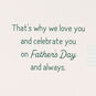 Green and Gold Father's Day Card for Dad from Us Sentiment image number 3