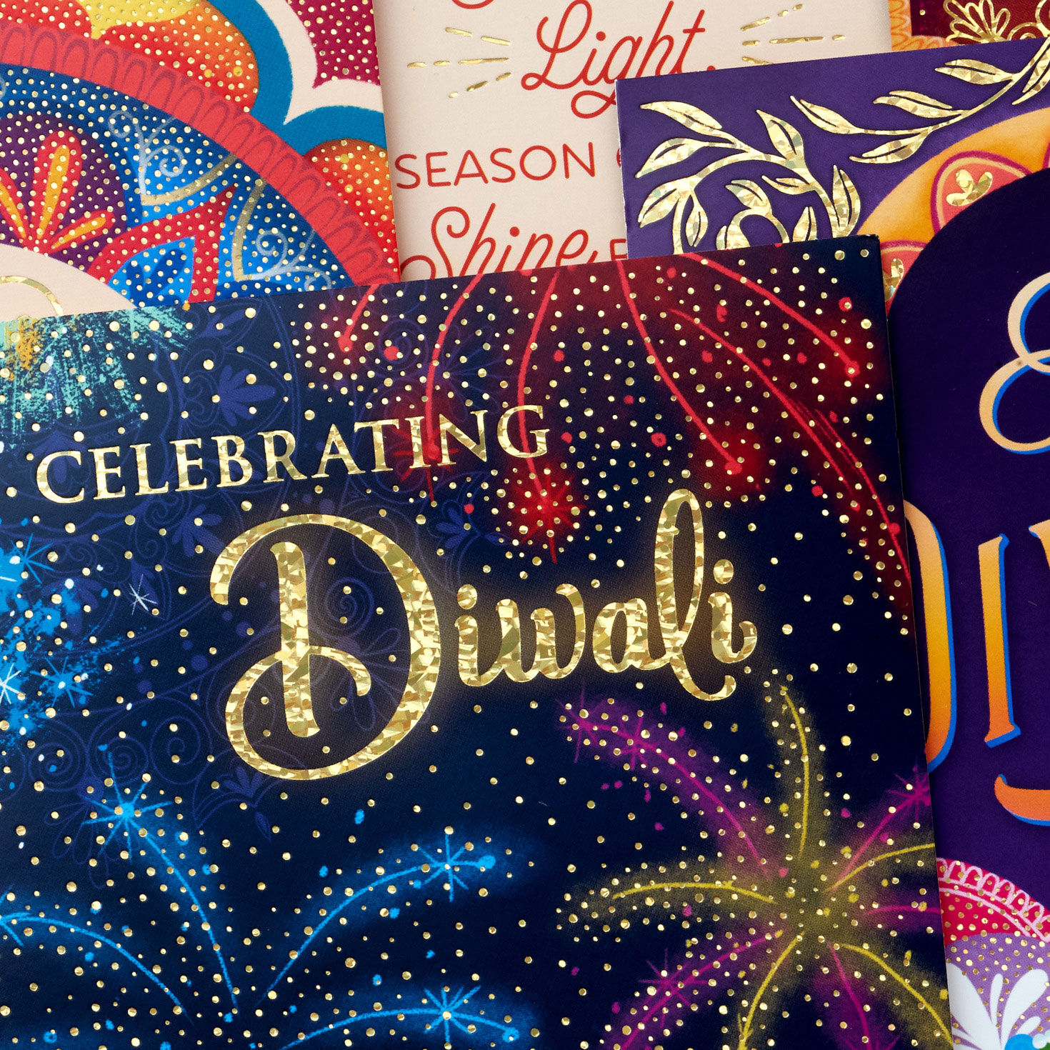 A Celebration of Light and Love Boxed Diwali Cards Assortment, Pack of 16, , large image number 4