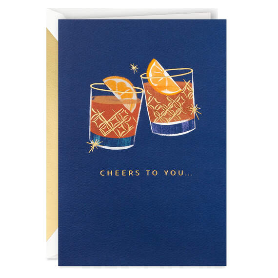 Cheers to You Father's Day Card, , large image number 1