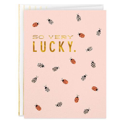 Ladybugs So Very Lucky Card, 