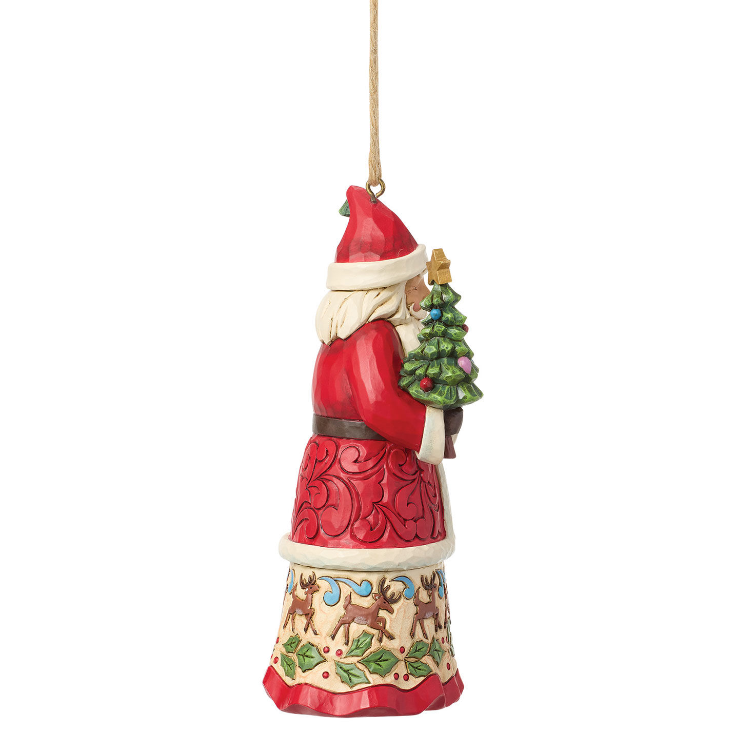 Santa With Tree and Gift Jim Shore Ornament side image number 4