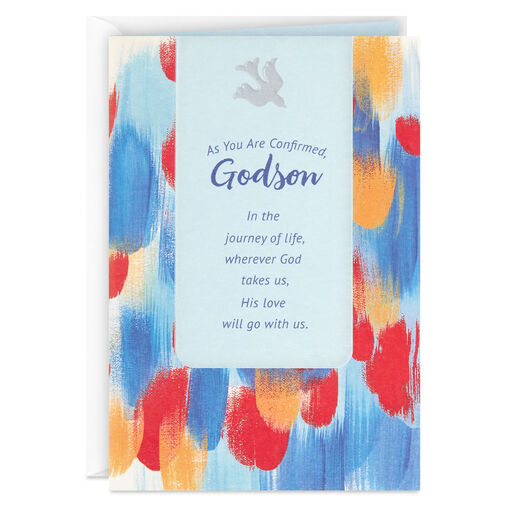 Wonderful Gift From God Confirmation Card for Godson, 