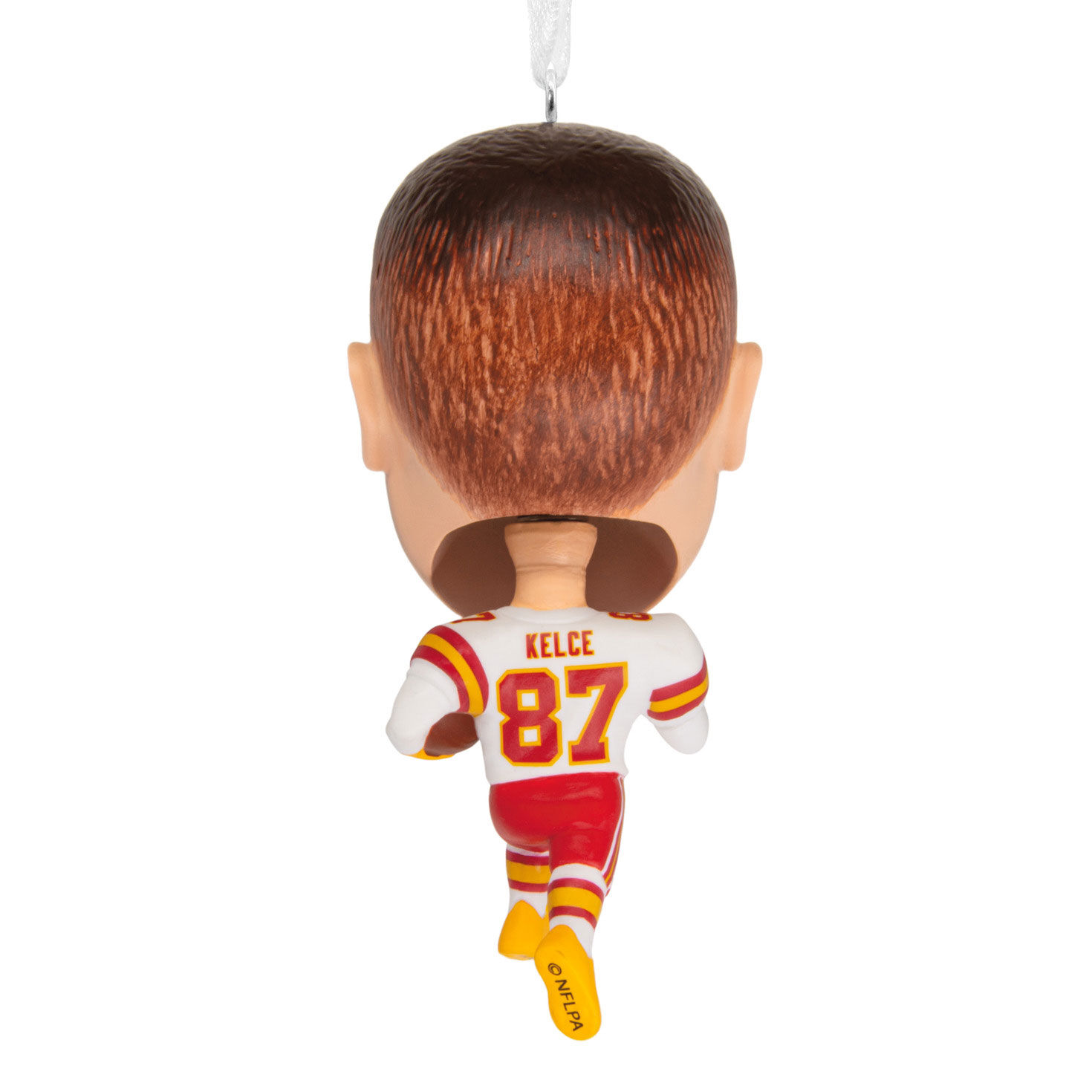 Travis Kelce Bobblehead Christmas Ornament back image number 6