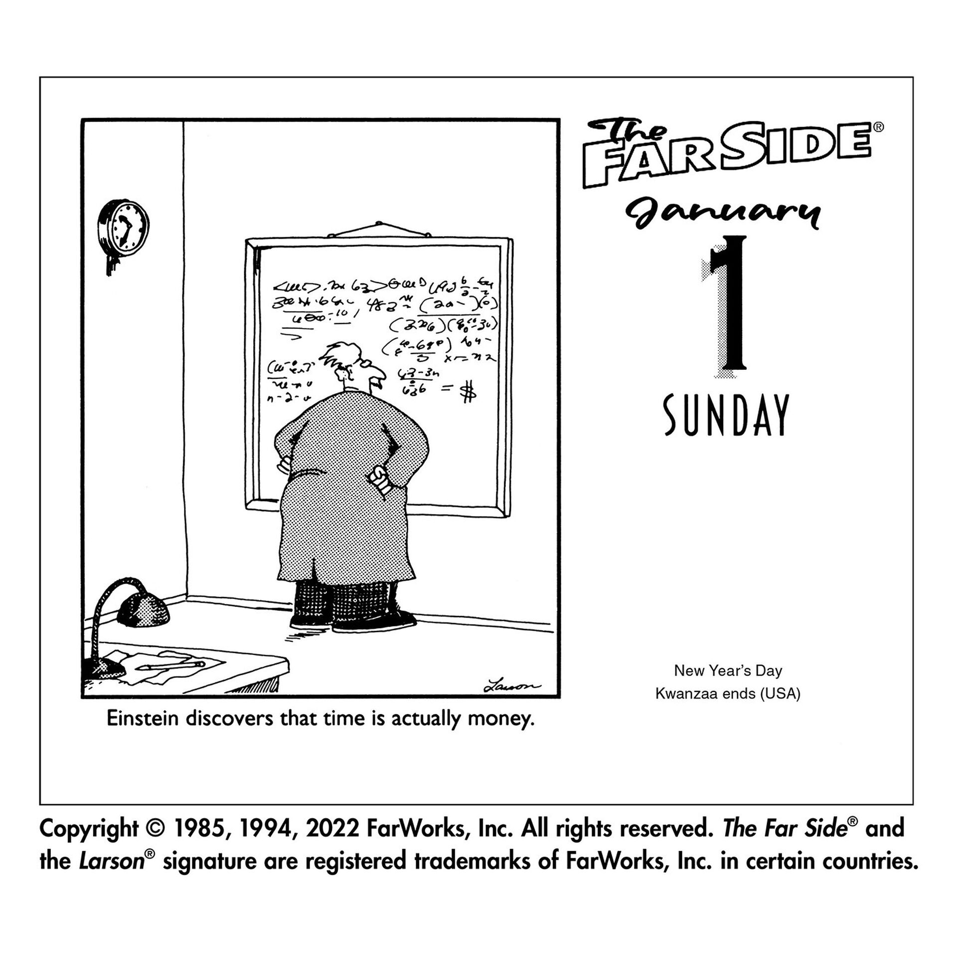 The Far Side OffTheWall 2023 Daily Desktop Calendar Calendars