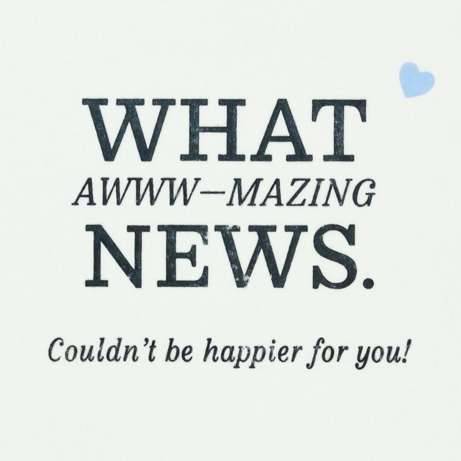 Cartoon Newspaper New Baby Shower Card Sentiment image number 2