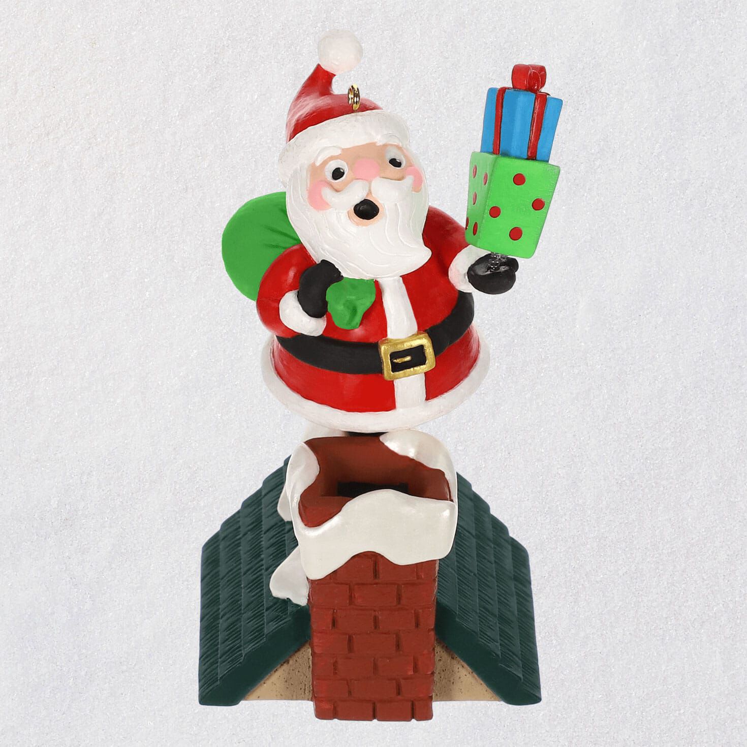 Walk The Line Santa Musical Ornament