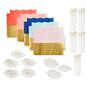 Mini Paper Vase Kit, Pack of 5 With Water Vials and Leaf Tags, , large image number 3