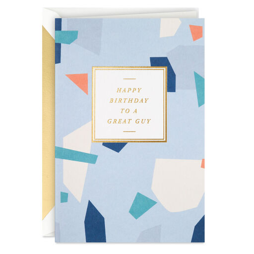 To a Great Guy Blank Birthday Card, 