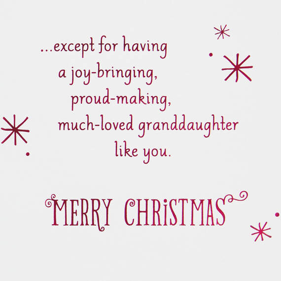 Joy, Pride and Love Christmas Card for Granddaughter, , large image number 2