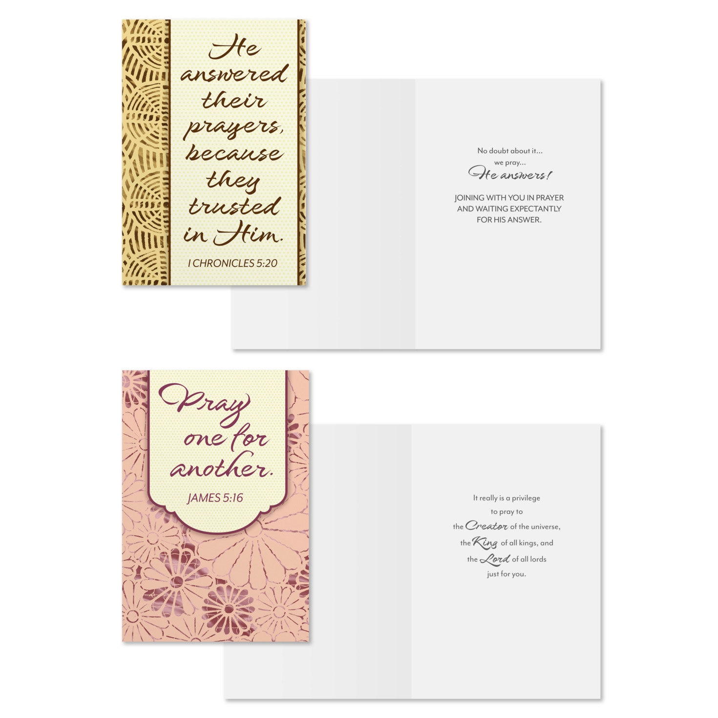 Patterns DaySpring Prayer Cards Assortment Card Front with Sentiment image number 4