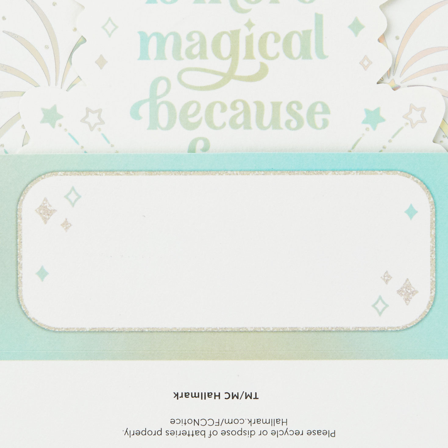 Disney 100 Years of Wonder You're Magical Musical 3D Pop-Up Card With Light, , large image number 5
